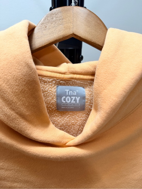 TNA Other - TNA SET Cozy Fleece Hoodie & Shorts in Pastel Orange